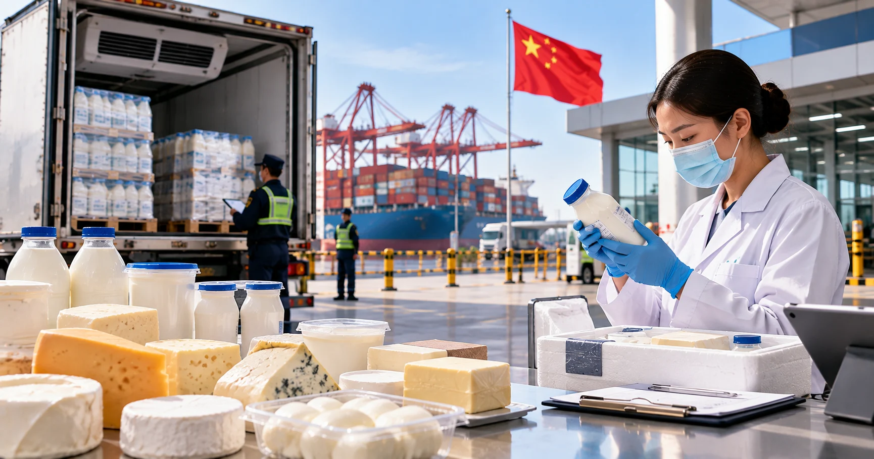 进口乳制品进入中国：境外工厂资质、中文标签与冷链验收指南