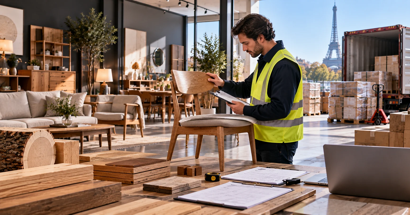 Importer des meubles en France : REP, traçabilité du bois et contrôle fournisseur