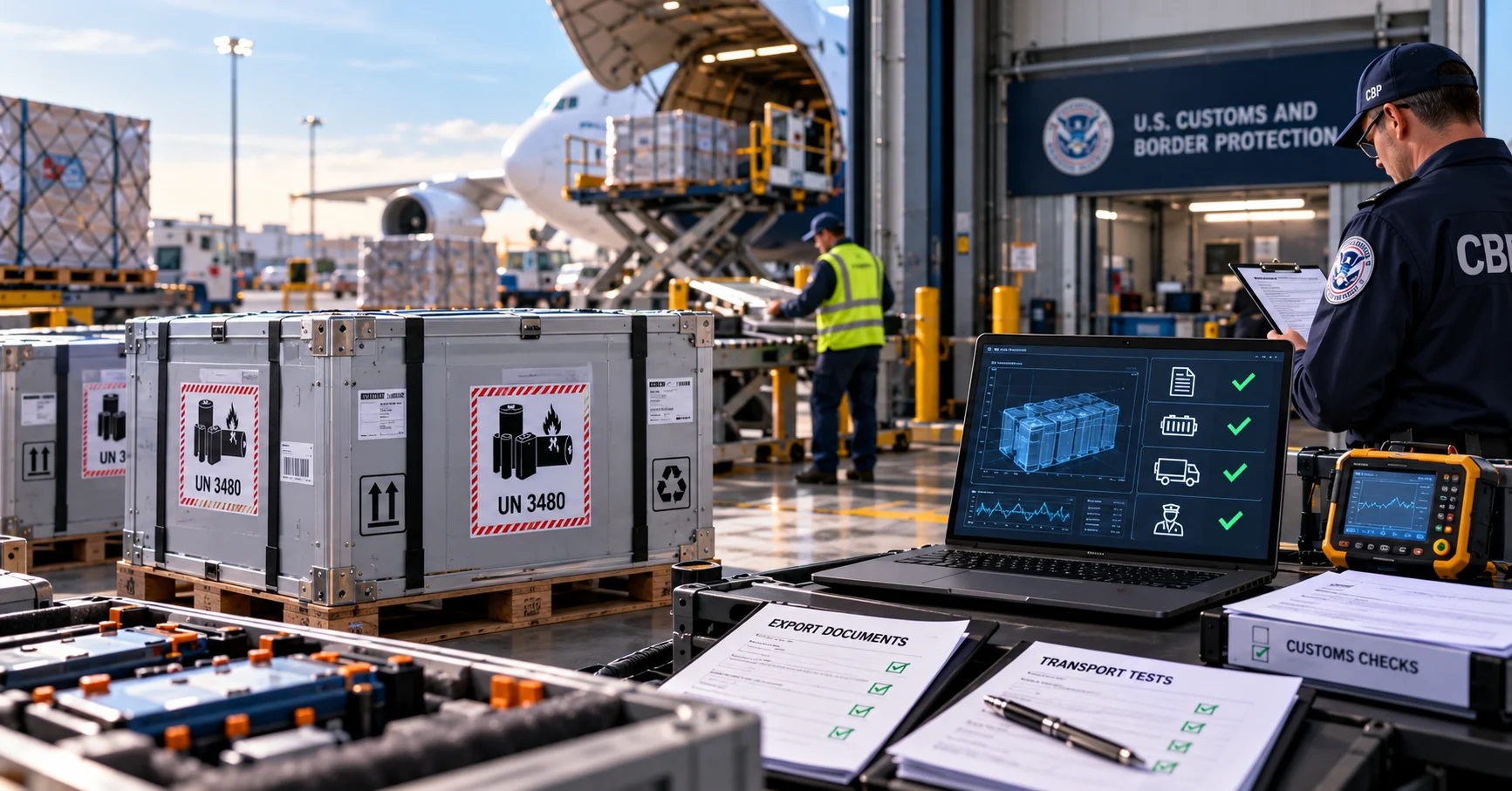 Importing Lithium Batteries into the US: Supplier Documents, Transport Tests and Customs Checks