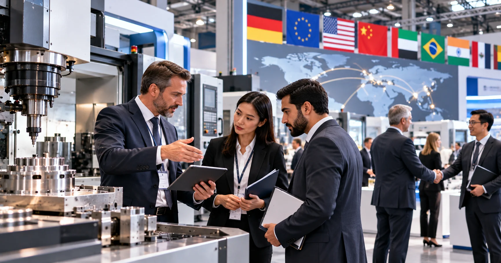 Ausländische Vertriebspartner für deutsche Industriemaschinen finden und qualifizieren