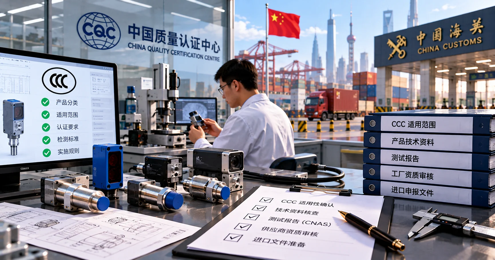 工业传感器进口中国:如何判断CCC适用范围并核查供应商技术资料